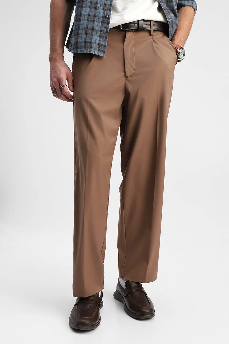 SNITCH Relaxed Fit Stretch Luxe Trousers